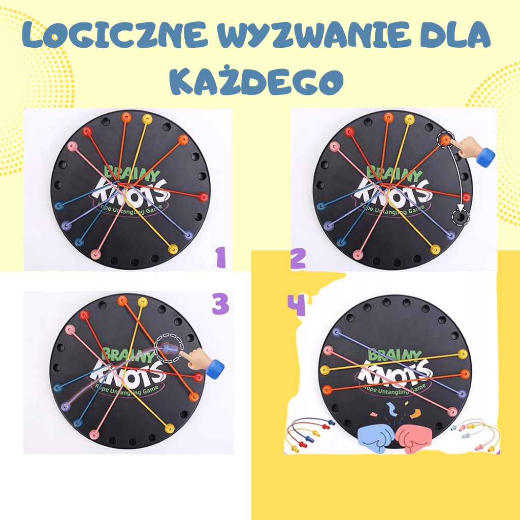 Bitwa na Sznurki - rozplącz, przełóż, wygraj!